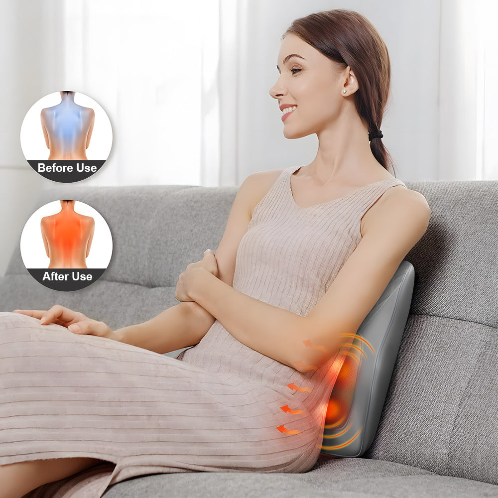 Heated Full Body Massager – For Back, Neck & Waist | 3 Modes