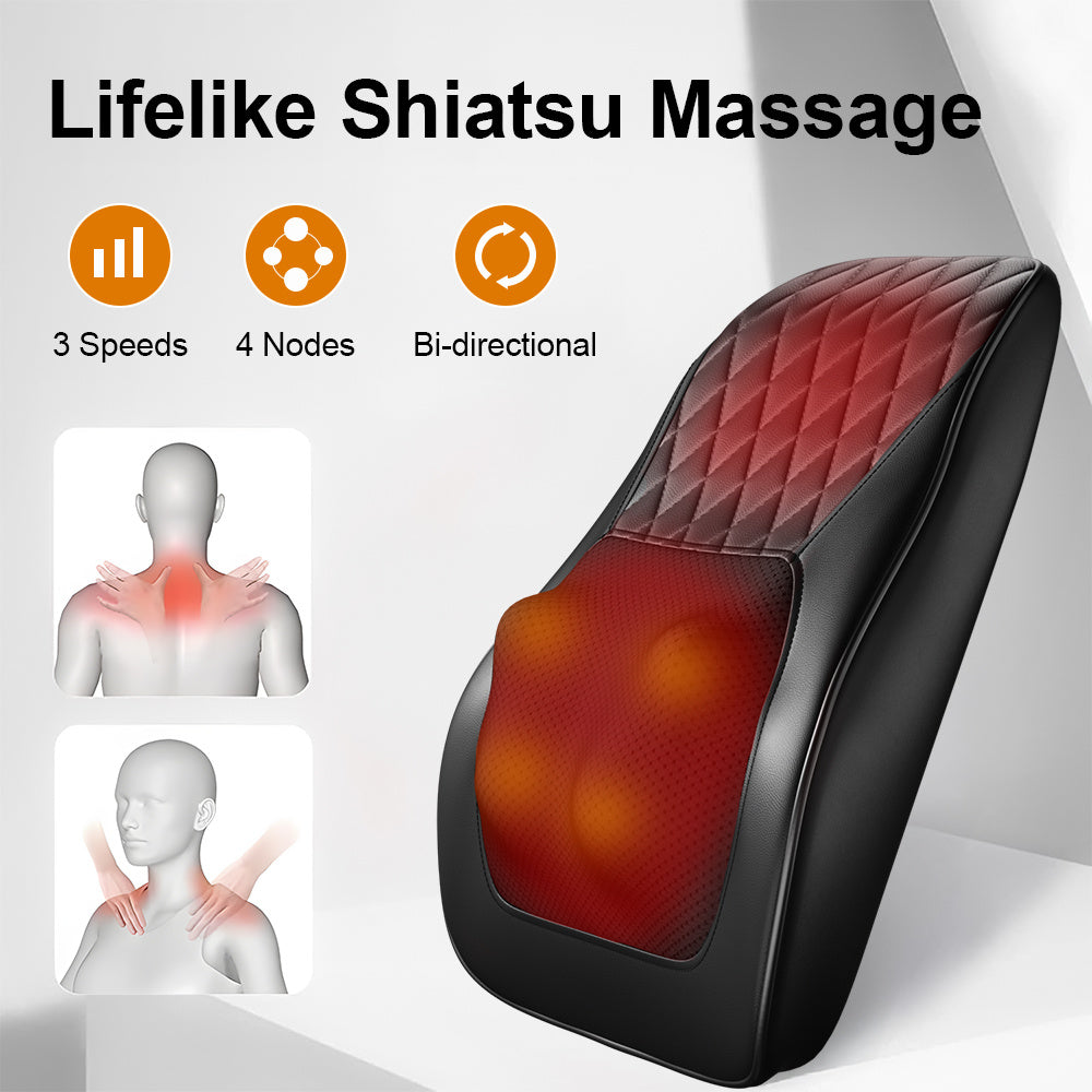 Heated Full Body Massager – For Back, Neck & Waist | 3 Modes