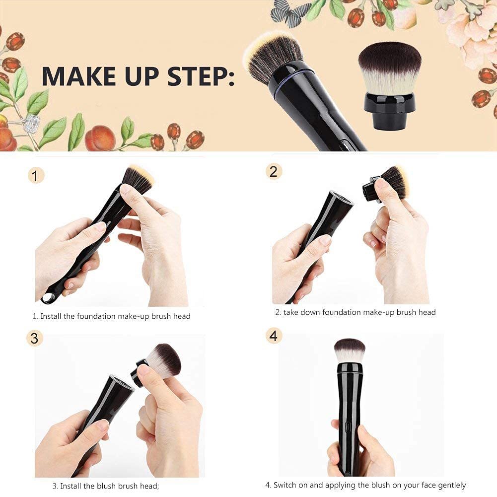 Rechargeable Electric Makeup Brush – Portable & Professional Finish