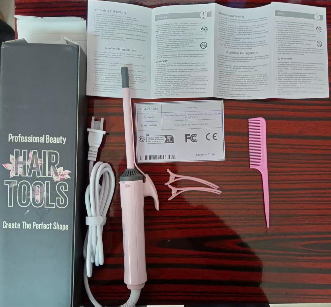 9mm Negative Ion Curling Iron – Supple Repair & Anti-Frizz