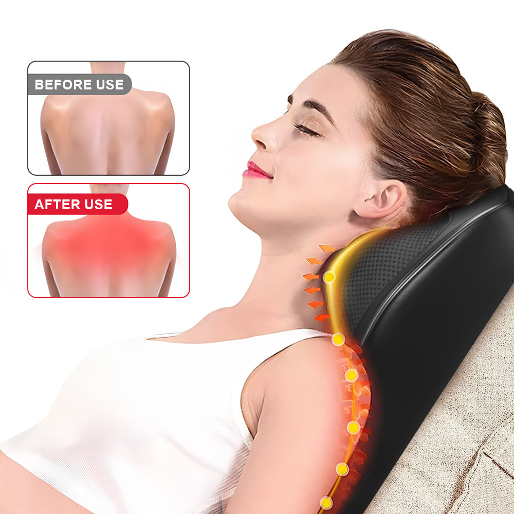 Heated Full Body Massager – For Back, Neck & Waist | 3 Modes