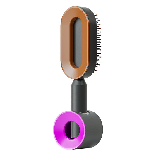 Self-Cleaning Hair Brush – Anti-Static & Scalp Massager